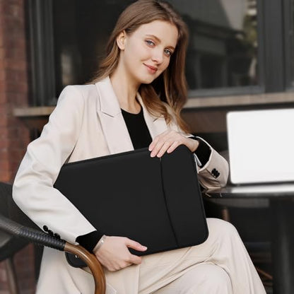 MOSISO 13.3 inch Laptop Case, 13-13.3 inch Laptop Sleeve Carrying Case | Compatible with MacBook Neo/Air/Pro 13 inch with A18/M5/M4/M3/M2/M1 Chip, 2026-2016, Neoprene Bag with Curved Pocket, Black
