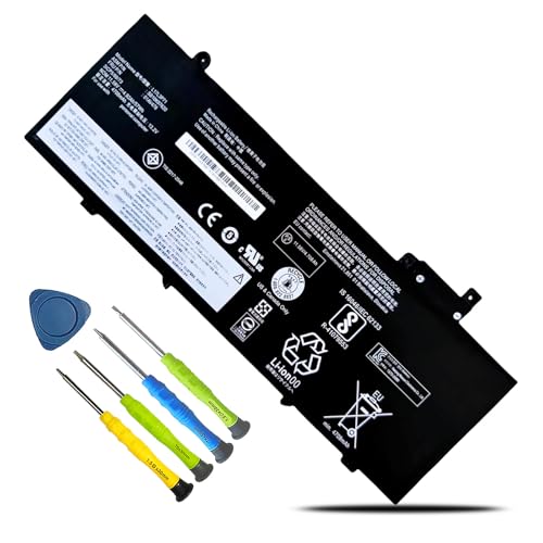L17L3P71 L17M3P72 Laptop Battery for Lenovo ThinkPad T480S Series | for HP Ultrabook 20L7 20L8 Series 01AV478 01AV479 01AV480 L17M3P71 SB10K97620 SB10K97621 11.58V 57Wh 4920mAh - size: 10.63*3.54*0.24inch L17L3P71