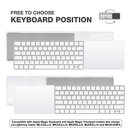 Stand Compatible with Apple Magic Wireless Keyboard and Apple Magic Trackpad (Apple Keyboard & Trackpad are not Included)