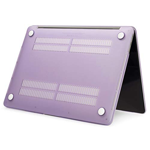 Se7enline for MacBook Pro 13 inch Case M2/M1 2026-2020 A2338,Light Purple | Hard Shell Laptop Case Washable Keyboard Cover Skin Anti-Scratch Anti-Drop Heat Dissipation Full Port Access Slim Lightweight - color: Light Purple