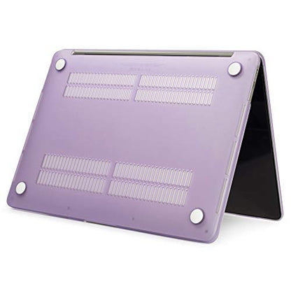 Se7enline for MacBook Pro 13 inch Case M2/M1 2026-2020 A2338,Light Purple | Hard Shell Laptop Case Washable Keyboard Cover Skin Anti-Scratch Anti-Drop Heat Dissipation Full Port Access Slim Lightweight - color: Light Purple