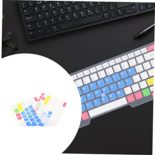 Angoily Keyboard Cover Skin Silicone Protector for Easy to Install Washable Keyboard Accessory