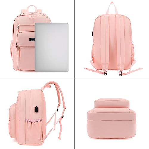 YGR Travel Laptop Backpack, Anti Theft Casual Rucksack Slim Business Laptop Backpack, Water resistant College Computer Bag Gift for Women, Men, College, Outdoor Sports, Work