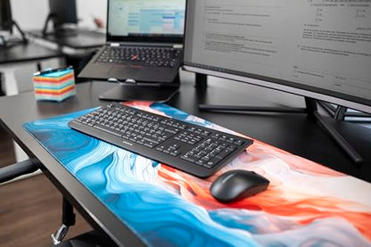 Cherry DW 3000 - Wireless Keyboard+Mouse Combo - 4 Additional Keys - US Layout - QWERTY Keyboard - GS Approval - Black