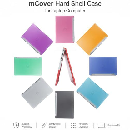 mCover Case ONLY Compatible for 2021～2024 13.3" Dell Latitude 5320 5330 5340 5350 2-in-1 Windows Laptop Notebook Computer (NOT Fitting Any Other Dell Models) - Clear - color: Clear