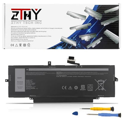 ZTHY 47XV3 5Y3T9 Laptop Battery for Dell Latitude 9330 Latitude 9330 2-in-1 | Replacement for P35S P35S001 Latitude 9330 4JG2Y 6W5R4 V2KRT Series 05Y3T9 GK1M0 11.55V 50Wh 4113mAh - size: 10.51*3.86*0.2 inch 47XV3