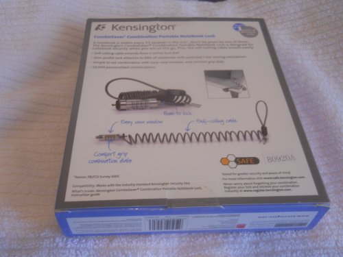 Kensington K64560US ComboSaver Portable Notebook Computer Lock