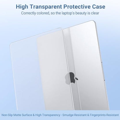 MOSISO Compatible with MacBook Neo Case 13 inch 2026 A3404 A18 Pro Chip | 4 in 1 Kit Ultra-Thin Exact-Fit Scratches&Fingerprints Resistant Protective Hard Shell Matte Case Cover, Matte Clear - color: Matte Clear