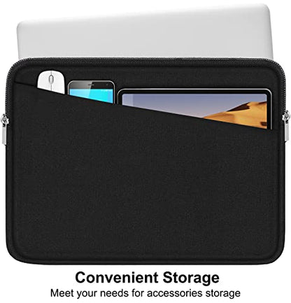 Laptop Sleeve Case 17 inch, Durable Computer Carrying Bag with Front Pocket | Laptop Case, Computer Sleeve Handbag with Front Pocket, Laptop Cover for 15-16 Inch HP, Dell, Lenovo, Asus, Notebook, Black - color: Black, size: 17 Inch