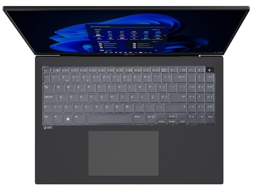 Keyboard Cover for 16" LG Gram 16Z90U 16T95TP 16U55U 16Z90T 16Z90S 16Z90SP 16T90SP 16Z90Q 16Z90P 16Z90R 16T90R 16T90Q 16T90P Laptop, LG Gram 16 Pro Keyboard Skin Protector - TPU - size: Gram 16