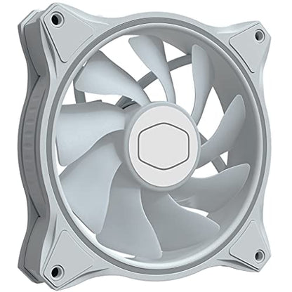 MF120 White Edition Case Fan 120mm Loop 5V Addressable RGB Lighting CPU Cooling PWM Fan Silent