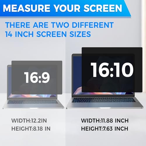 Magnetic Laptop Privacy Screen Filter 14 inch