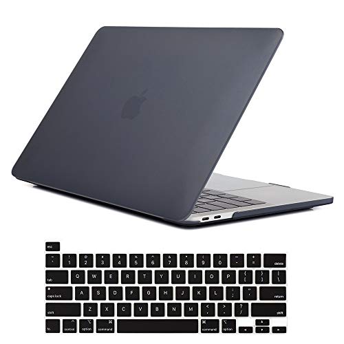 Se7enline for MacBook Pro 13 inch Case M2/M1 2026-2020 A2338,Black | Hard Shell Laptop Case Washable Keyboard Cover Skin Anti-Scratch Anti-Drop Heat Dissipation Full Port Access Slim Lightweight - color: Black