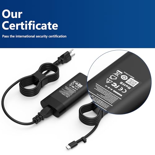 140W USB-C PD 3.1 Charger Compatible with HP OMEN Transcend 14-fb0000 MAX 16-ah0000, Omnibook, Spectre x360 16-aa0000, ZBook 8 G1a/G1i/G1as 14 16, Ultra G1a/G1ak Laptop Power Supply