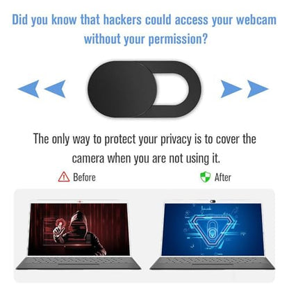 5-Pack Camera Privacy Cover, Slide Webcam Cover for Laptop MacBook PC Phone, Camera Lens Slider Protector, Universal Webcam Cover for Smartphone, Tablet, Computer