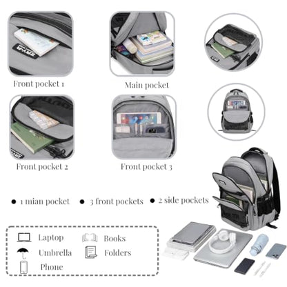 EKUIZAI Kids Rolling Wheeled Backpack for Boys Girls Roller Middle School Backpack with Wheels Rolling Bookbag Trolley Bag for Kids，2 Wheels Black - color: 2-wheel Black, style: 2 Wheels