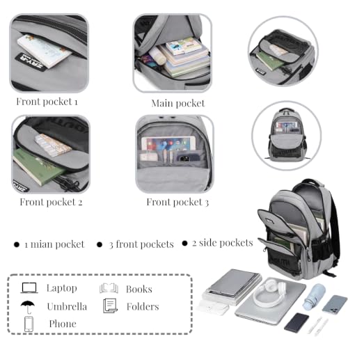 EKUIZAI Kids Rolling Wheeled Backpack for Boys Girls Roller Middle School Backpack with Wheels Rolling Bookbag Trolley Bag for Kids，2 Wheels Khaki - color: 2-wheel Khaki, style: 2 Wheels