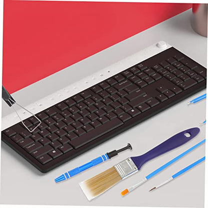 Gadpiparty 1set Mechanical Keyboard Key Cap Puller Cleaning Brush Kit for Electronics Maintenance Dust Removal Tool for Laptop and Computer Keyboards
