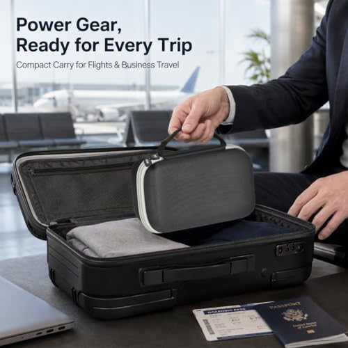 Case Compatible with Anker Prime Power Bank 26,250/25,000 Power Banks, Storage Organizer for Charging Base for Travel&Outdoor Use (Box Only) (for Power Bank & Base) - style: For Power Bank & Base