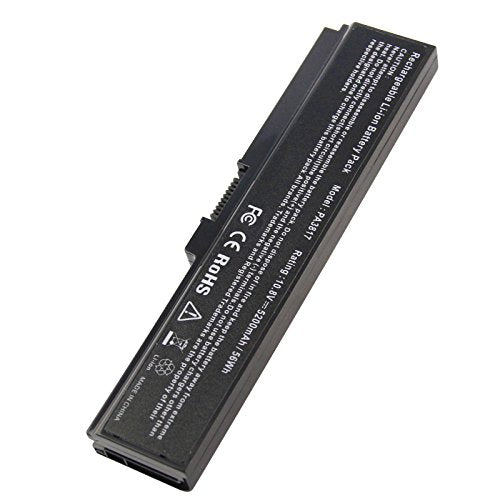 PA3817U-1BRS Battery for Toshiba Satellite A665 A665-S5170 A665-S6086 A665-S6050 M645-S4050 M645-S4070 M505-S4940 L755-S5277 L775D-S7222 P745-S4102 P755-S5265 PA3818u-1BRS PA3819U-1BRS PABAS228 - size: 7.36*1.75*1.27inch PA3817U-1BRS