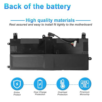 56Wh C41N2102 C41N2102-1 Battery Replacement for Asus ROG Flow Z13 GZ301 (2023) GZ301VV GZ301VU GZ301VF GZ301VV-MU013X GZ301VU-MU009X GZ301VF-MU010X NR2201 Series 0B200-04100000 - size: 10.23*3.34*0.28inch C41N2102