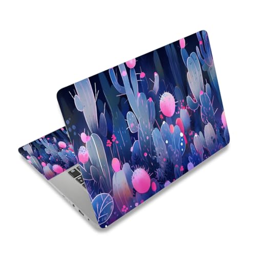 Laptop Stickers Decal,12 13 14 15 15.6 inches Netbook Laptop Skin Sticker Reusable Protector Cover Case for Toshiba Hp Samsung Dell Apple Acer Leonovo Sony Asus Laptop Notebook (Cactus) - color: Cactus