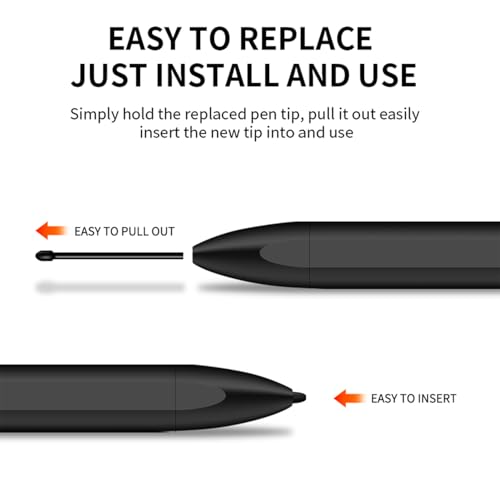 HAOZEE EMR Stylus Compatible with Remarkable 2 Pen with Eraser | 4096 Pressure Level Sensitivity, Palm Recognition, Digital Pen Marker Plus Compatible Kindle Scribe Tablet Pen