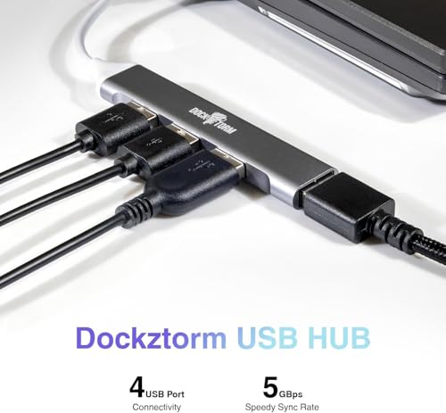 HP USB-C Essential Dock G5 Docking Station with 100W Power Delivery | HDMI,DisplayPort, Audio, USB-C, Includes Dockztorm Hub – (Renewed)