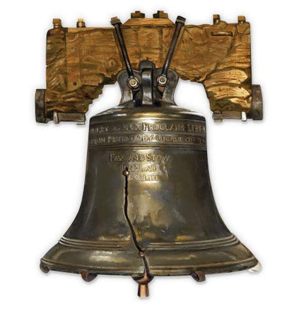 Liberty Bell American History Pride Patriotic Freedom - 12" Vinyl Sticker Waterproof Decal - size: 12"
