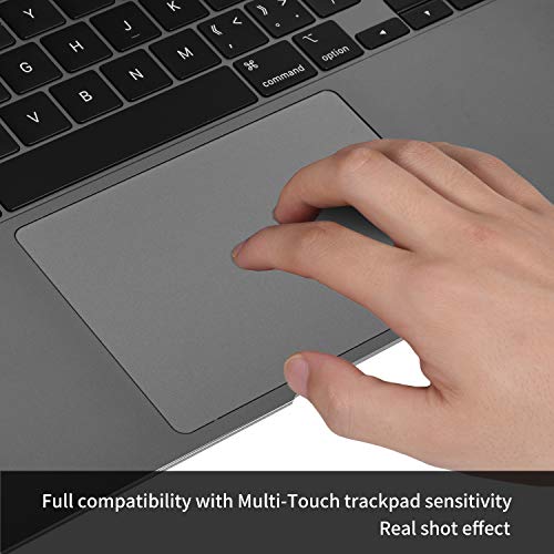 CaseBuy MacBook Pro 13 inch Palm Rest Protector, Wrist Rest Cover with Trackpad Skin for MacBook Pro 13 inch M2 M1 A2338 A2289 A2251 2023 2022 2021 2020, Space Grey