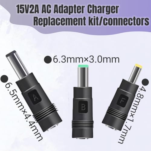 15V 2A Power Supply Charger Cable (Input AC 100V-240V, Output DC 15 Volt 2 Amp 30 Watt) Adapter Transformer Converter DC 5.5mm x 2.1mm/5.5mm x 2.5mm Extra Long 6.6FT
