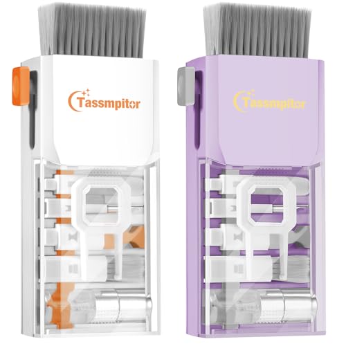 Keyboard Cleaner Laptop Cleaning Kit, Keyboard Cleaning Kit Laptop Cleaner, Electronics Cleaning Tool,White, Purple