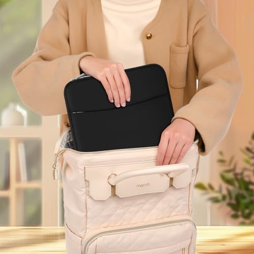 MOSISO 13.3 inch Laptop Case, 13-13.3 inch Laptop Sleeve Carrying Case | Compatible with MacBook Neo/Air/Pro 13 inch with A18/M5/M4/M3/M2/M1 Chip, 2026-2016, Neoprene Bag with Curved Pocket, Black