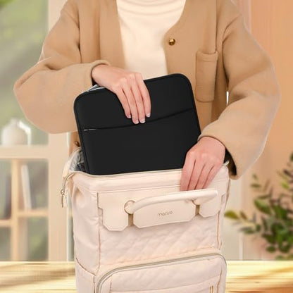 MOSISO 13.3 inch Laptop Case, 13-13.3 inch Laptop Sleeve Carrying Case | Compatible with MacBook Neo/Air/Pro 13 inch with A18/M5/M4/M3/M2/M1 Chip, 2026-2016, Neoprene Bag with Curved Pocket, Black