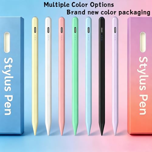 Stylus Pen Android for AMZ Tablet HD 10/Max 11 Compatible with Samsung/Lenovo,Accurate， Push-Button Switch On/Off,Long Battery Life+2Tips(NW Blue) - color: NW Blue