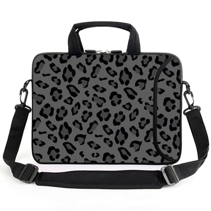 AMARY 15.4" 15.6" laptop sleeve adjustable shoulder strap with handle accessory pocket for men women (Grey-2) - color: Grey-2