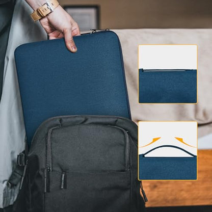 Laptop Sleeve 14 Inch Computer Case Bag for 15 inch New MacBook Air M4 A3241 M3 A3114 M2 A2941 2025-2023, HP Lenovo Acer ASUS Chromebook 14, Atrovirens - color: Atrovirens, size: 14 Inch