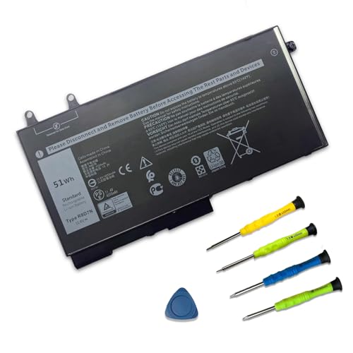 51Wh R8D7N 1V1XF Battery for Dell Latitude 5400 5500 Precision 3540 355 | 3-Cell 11.4V 4255mAh; Battery Replacement for Dell Inspiron 7590/7591/7791 2-in-1; 4GVMP W8GMW 0R8D7N H82T6 0C5GV2 - size: 8.78*5.08*1.1 inches R8D7N