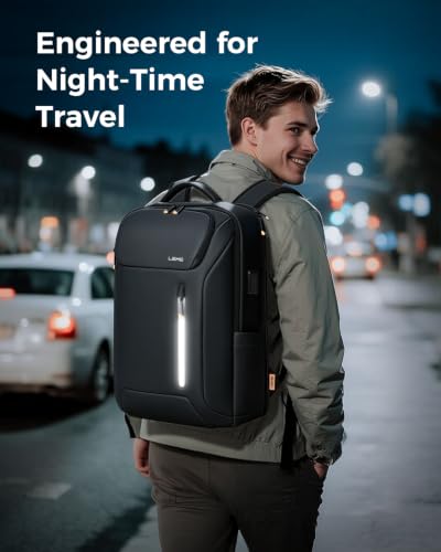 Laptop Backpack 17.3 Inch Business Travel Backpack with USB Charging Port, Durable Lightweight Anti-Theft Work Computer Bag with Laptop Compartment, Black - color: Black