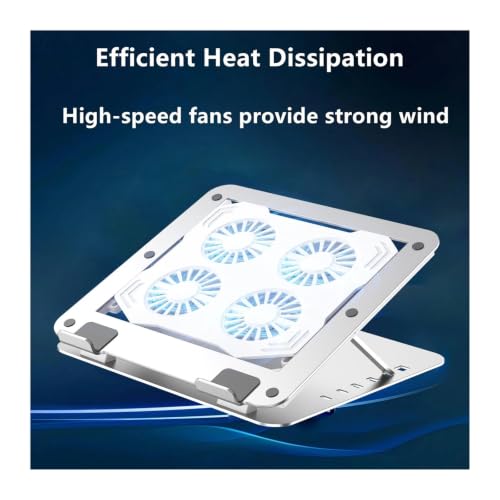 Laptop Cooling Cooler Pad Stand with Adjustable Height USB-Powered Fans – Optimal Notebook Cooling Base