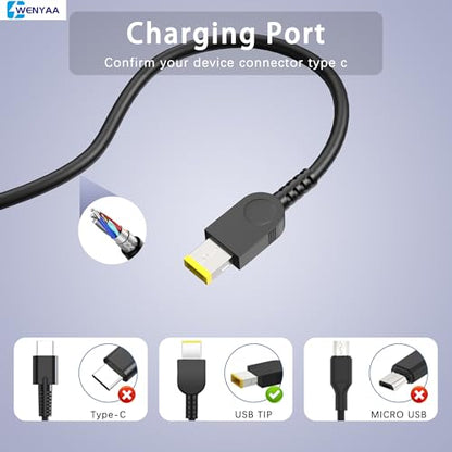 230W Laptop Charger Adapter Compatible with Lenovo Legion 5 7 5P C7 S7 Y540 Y545 Y740 Y730 Y900 Y910 Y920 Y7000 ThinkPad P1 P73-P70 P53-P51 - color: BLACK5
