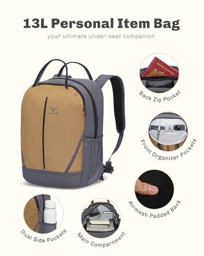 2 in 1 Travel Backpack Set Rolling Backpack with Wheels Carry on Luggage 43L with Personal Item Bag for Men Women 17 inches Laptop Backpack Dark Grey - color: Dark Grey