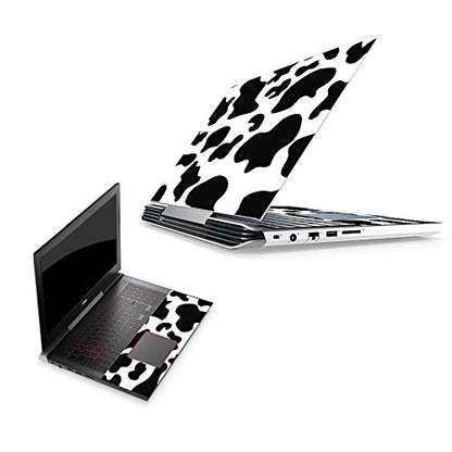 MightySkins Skin Compatible with Dell G5 15" 2018 Gaming Laptop - Cow Print | Protective, Durable, and Unique Vinyl Decal wrap Cover | Easy to Apply, Remove, and Change Styles | Made in The USA