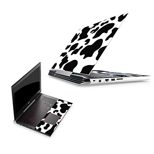 MightySkins Skin Compatible with Dell G5 15" 2018 Gaming Laptop - Cow Print | Protective, Durable, and Unique Vinyl Decal wrap Cover | Easy to Apply, Remove, and Change Styles | Made in The USA