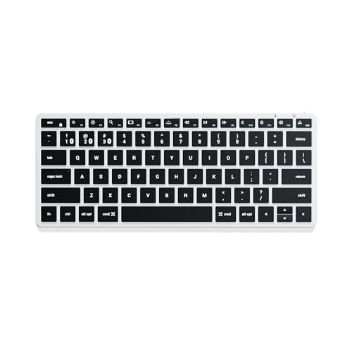Satechi Slim X1 Bluetooth Backlit Keyboard for Mac, Illuminated Keys & Multi-Device Sync, for MacBook Air/Pro/Neo, iPad Air/Pro, iPad mini, Mac mini, iMac - Silver - color: Silver, size: X1