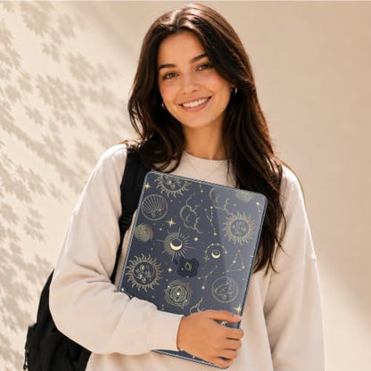 Compatible with MacBook Neo 13 inch (2026 Release A3404) (A18 Pro) with Liquid Retina Display, Printed Slim Protective Case with Screen Protector & Keybaord Cover, Constellations - color: Constellations