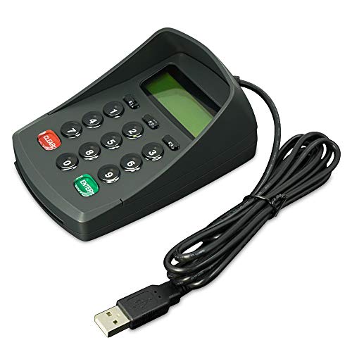 XCRFID USB 15 Keys Keypad Numeric Keyboard Numpad/Digital Keyboard/Pin Pad with LCD Plug and Play Support EPOS System - color: YD541-Plaintext