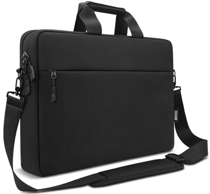 TECOOL Laptop Bag 15 15.6 16 Inch, Waterproof Laptop Carrying Case Sleeve | Messenger Bag Briefcase with Shoulder Strap for 15 15.6 16 Inch Lenovo HP Dell Acer ASUS Notebook, MacBook Pro 16,Black - color: Black, size: 15.6-16 Inch