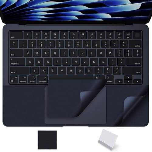 Palm Rest Cover Compatible with 2026 2025 2024 MacBook Air 13" M5 M4 M3 A3449 A3240 A3113 A2681 Trackpad Protector Skin for Apple MacBook Air 13.6 Inch M5 M4 M3 Touchpad Cover Protector(Midnight Blue) - size: 2024+ MacBook Air 13.6" M4 M3(Midnight)