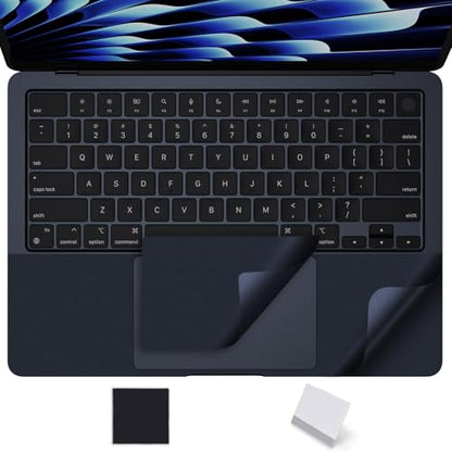 Palm Rest Cover Compatible with 2026 2025 2024 MacBook Air 13" M5 M4 M3 A3449 A3240 A3113 A2681 Trackpad Protector Skin for Apple MacBook Air 13.6 Inch M5 M4 M3 Touchpad Cover Protector(Midnight Blue) - size: 2024+ MacBook Air 13.6" M4 M3(Midnight)